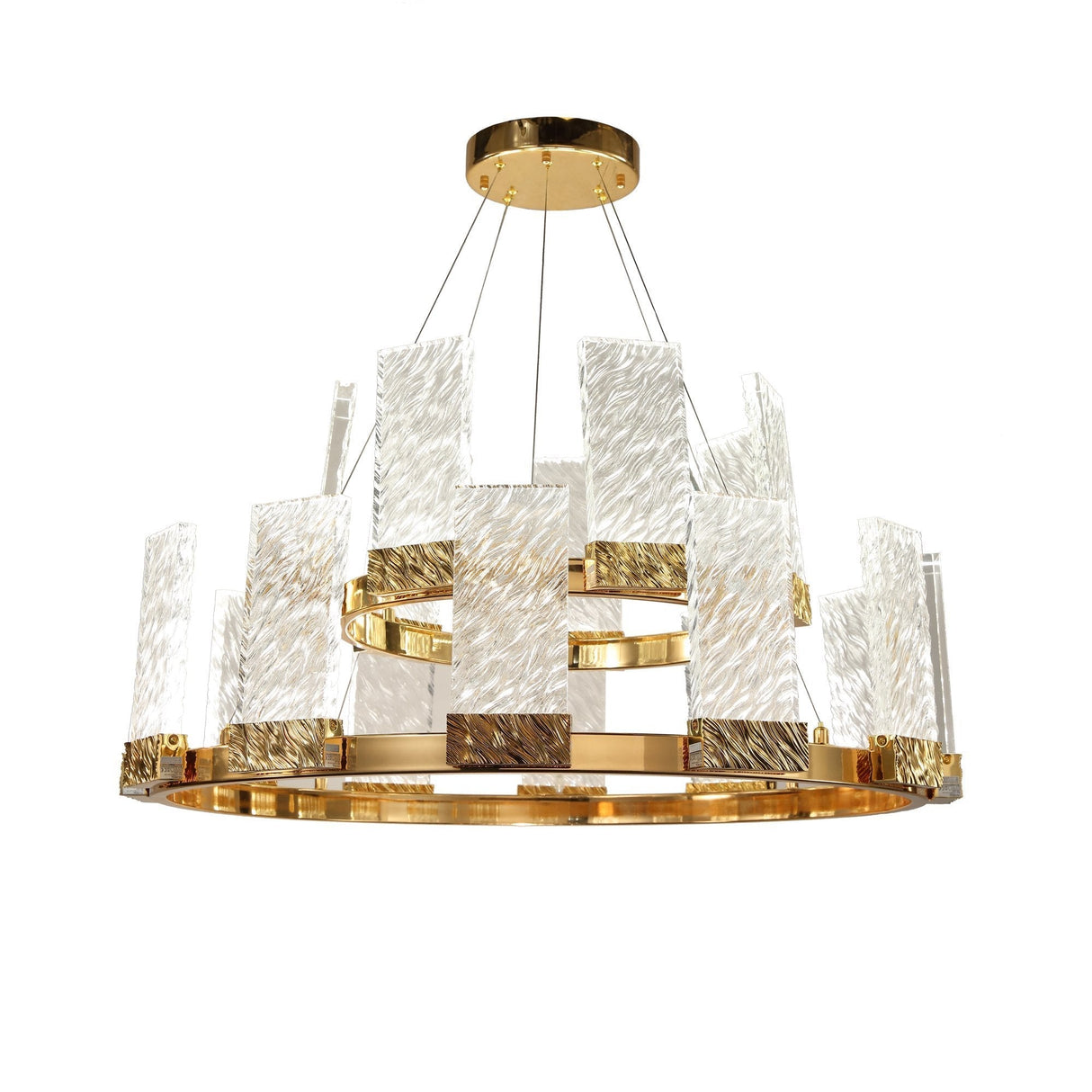 Round LED Glass Pendant Lights