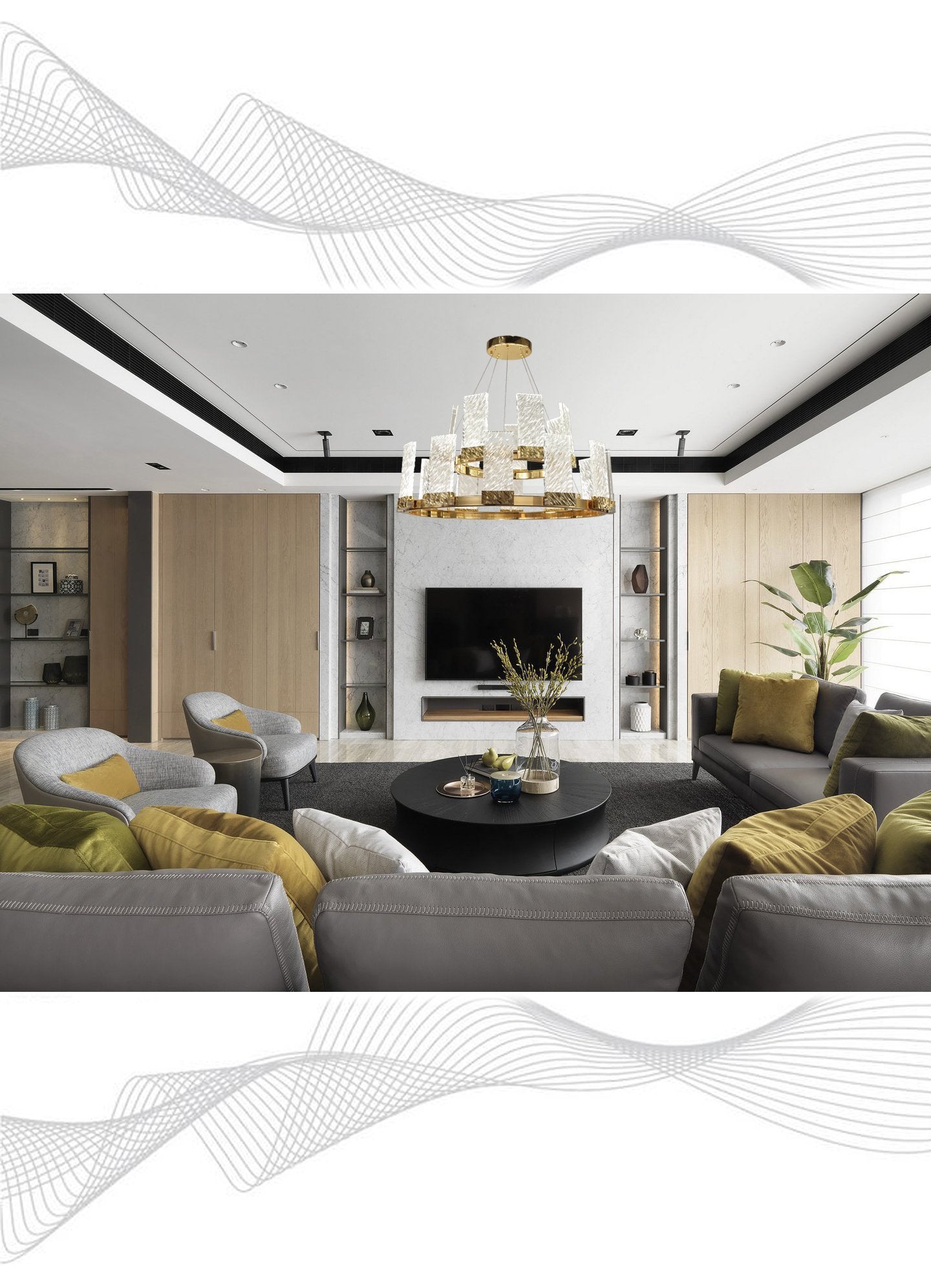 Round LED Ring Pendant Lights