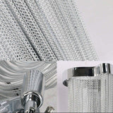 Aluminum Chain Tassel Wall Sconce