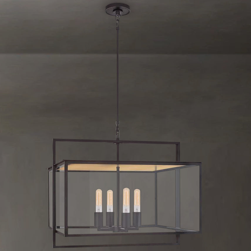 4-Light Lantern Outdoor Pendant Lights