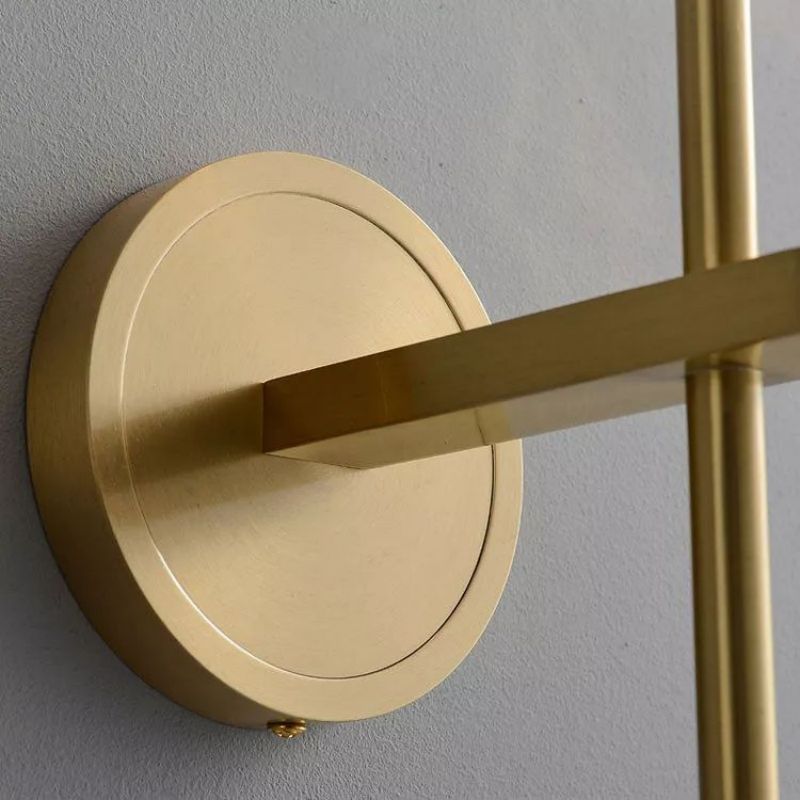Faceted Crystal Prisms Wall Sconce (Rod)