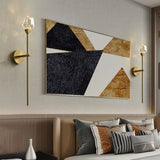 Faceted Crystal Prisms Wall Sconce (Rod)