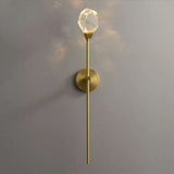 Faceted Crystal Prisms Wall Sconce (Rod)