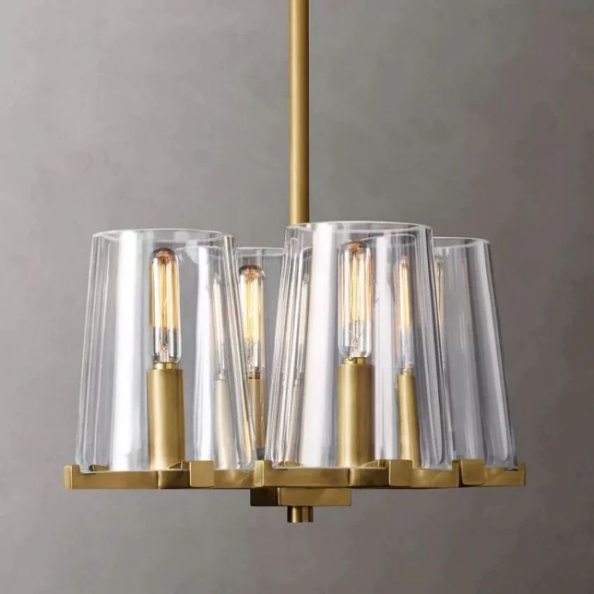 Glass 4- Pendant Lights
