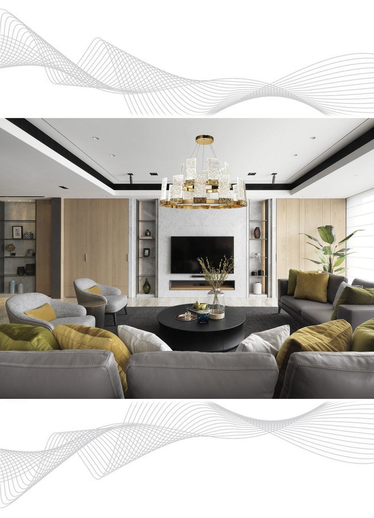 Round LED Ring Pendant Lights