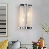 Aluminum Chain Tassel Wall Sconce